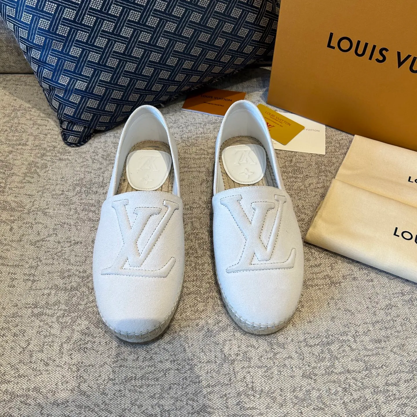 [L Family] Top P: 720💰-Size: 39-44 (customized at 38.45.46) L Family Freesstyle Men's Fisherman Shoes. 2026 Overseas🎆🎆[Spring and Summer New Style: Lv Fisherman Shoes] Material: calf suede, cowhide𥚃, rubber injection process, hemp rope with rubber outsole.